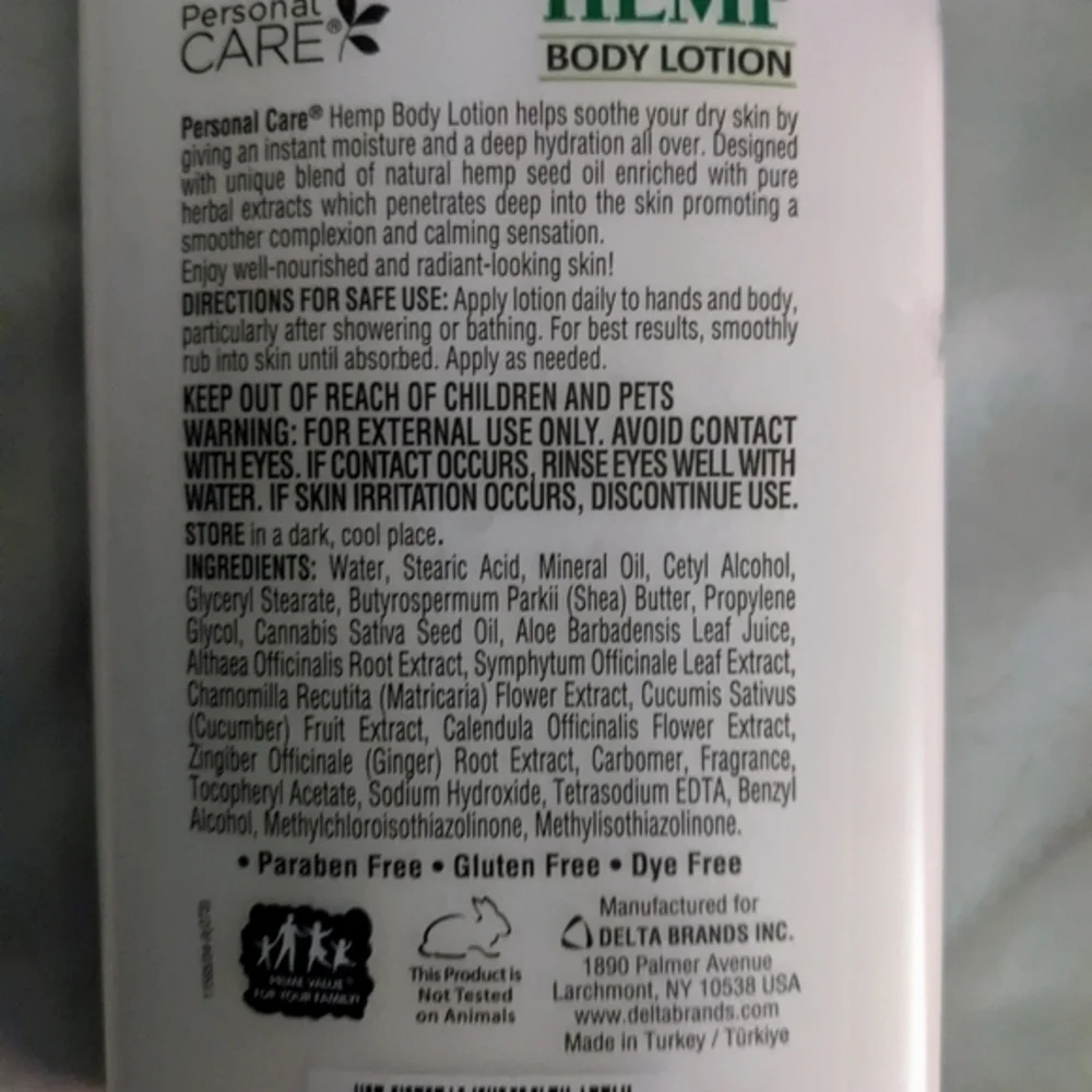 N/A this lotion